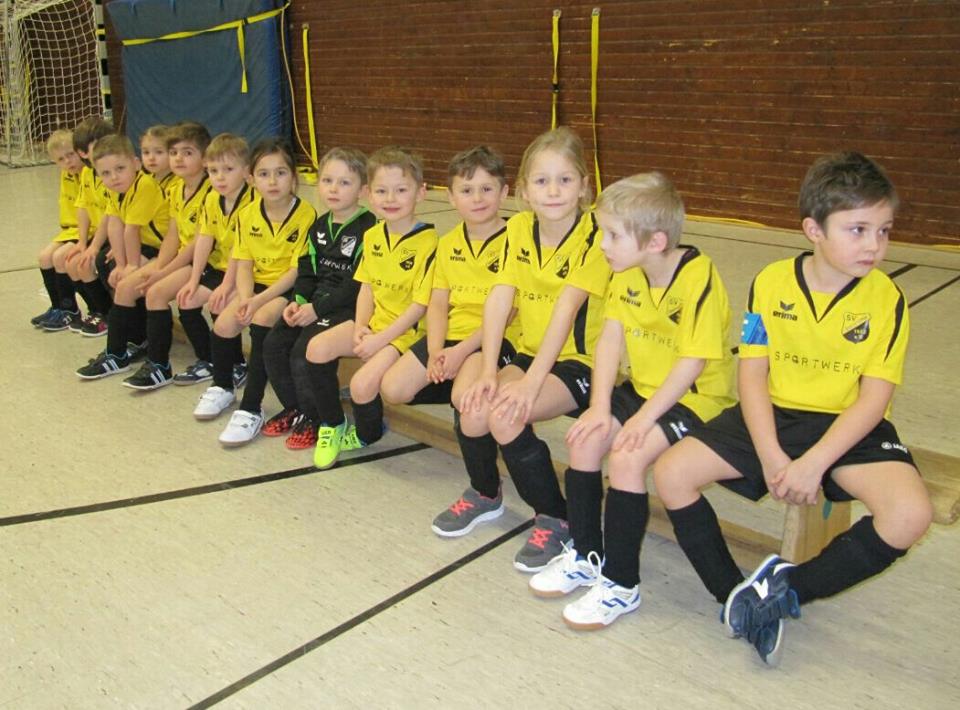 U7-Junioren beim Einsatz